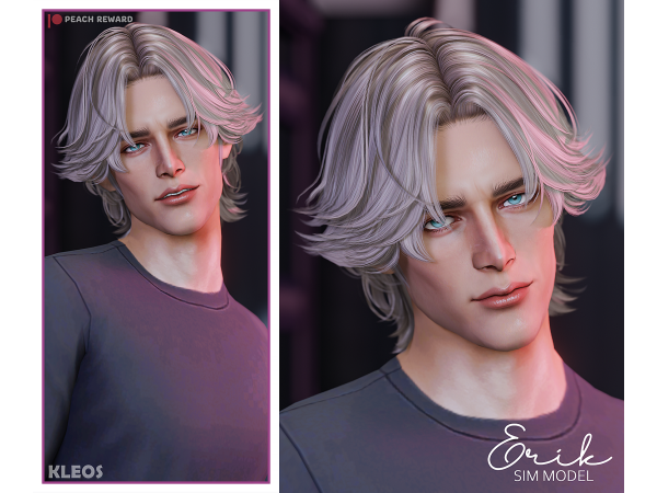 Sims 4 PEACH | ERIK Sim Model by kleossims