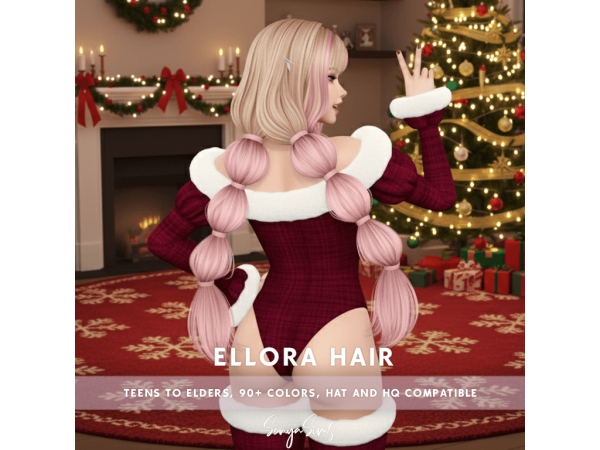 Sims 4 Ellora Hair