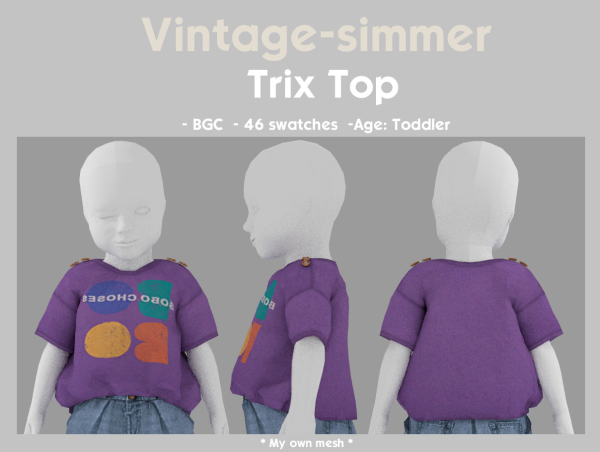 Alpha Trix Toddler simmer by simsfinds - The Sims 4 Custom Content