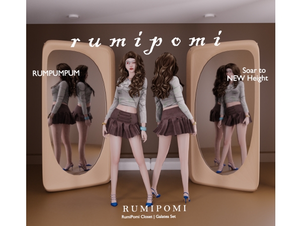 Alpha Rumpumpum_Galatea Outfit Set - The Sims 4 Custom Content