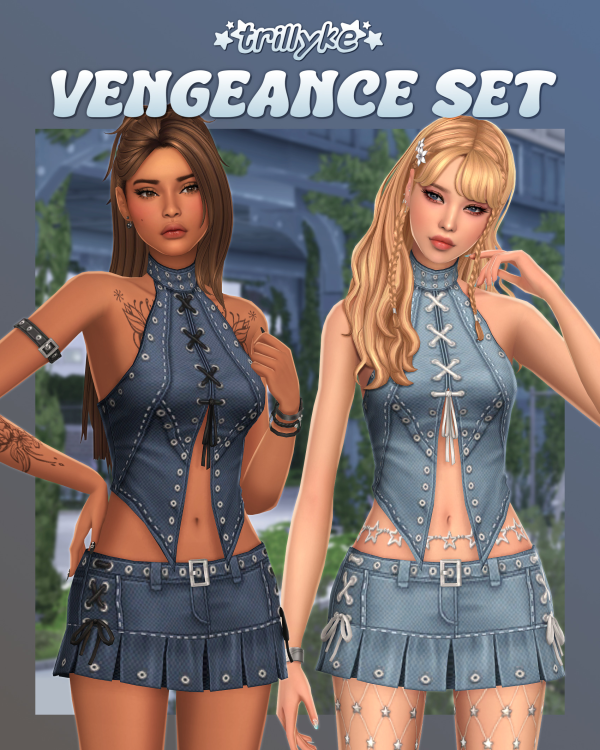 Maxis Match Vengeance Set by simsfinds - The Sims 4 Custom Content