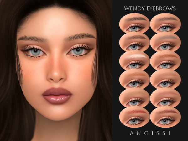 Sims 4 Wendy Eyebrows by ANGISSI