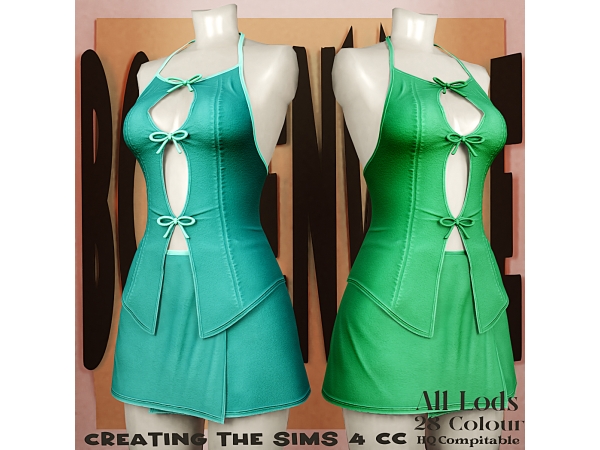 Alpha Boe_Sofia Christina Outfit - The Sims 4 Custom Content