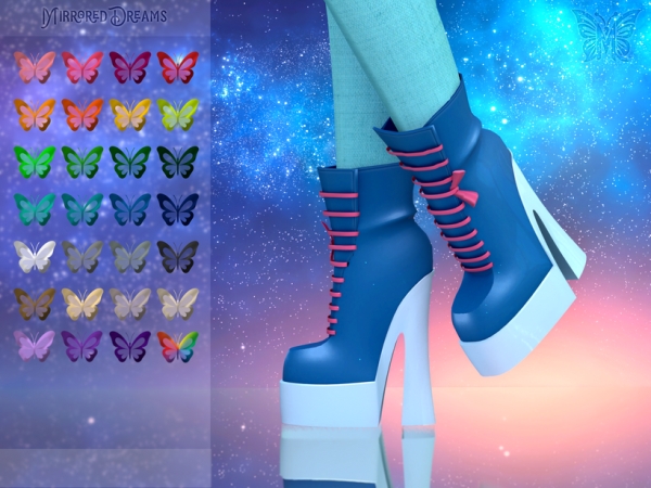 Mix Bloom Winx Shoes and Socks - The Sims 4 Custom Content