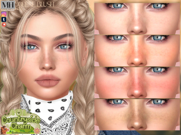 Sims 4 Countryside Charm - Jolene Blush by MagicHand