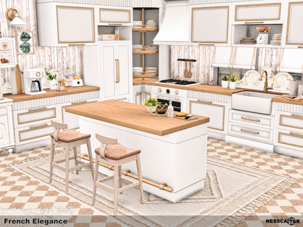 Mix French Elegance - The Sims 4 Custom Content