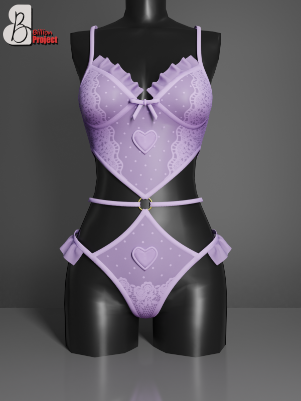 Alpha BillionProject Crista Lingerie by billion_project666 - The Sims 4 Custom Content