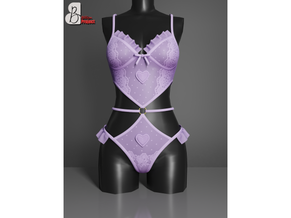 Alpha BillionProject Crista Lingerie - The Sims 4 Custom Content
