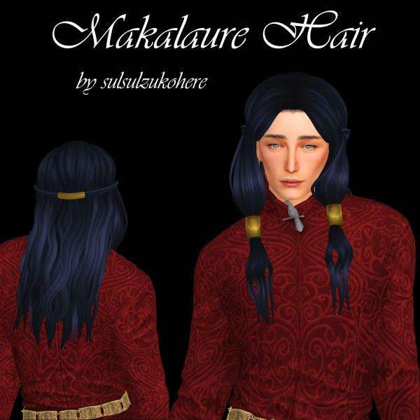 Maxis Match Makalaure Hair by sulsulzukohere - The Sims 4 Custom Content