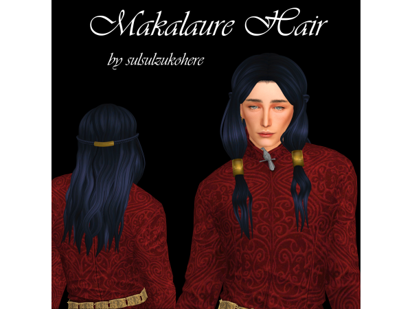 Maxis Match Makalaure Hair - The Sims 4 Custom Content