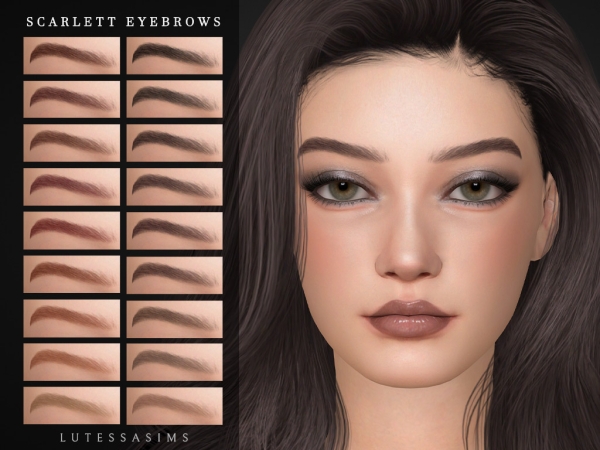 Sims 4 Scarlett Eyebrows