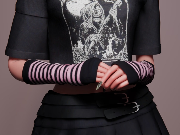 Sims 4 Looping Arm Warmers