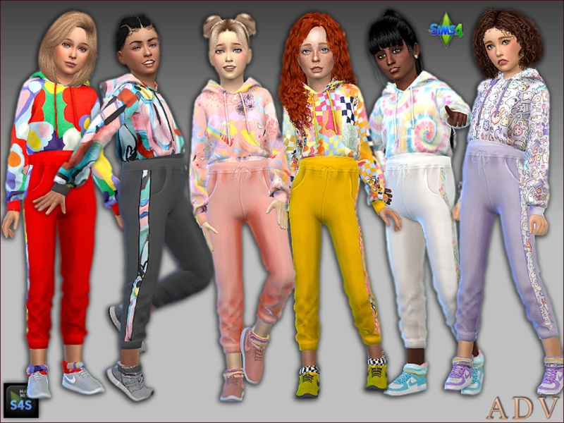 Alpha Home outfit for girls by artedellavita_mabra - The Sims 4 Custom Content