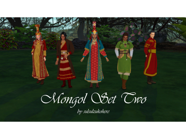 Maxis Match Mongol Set Two - The Sims 4 Custom Content
