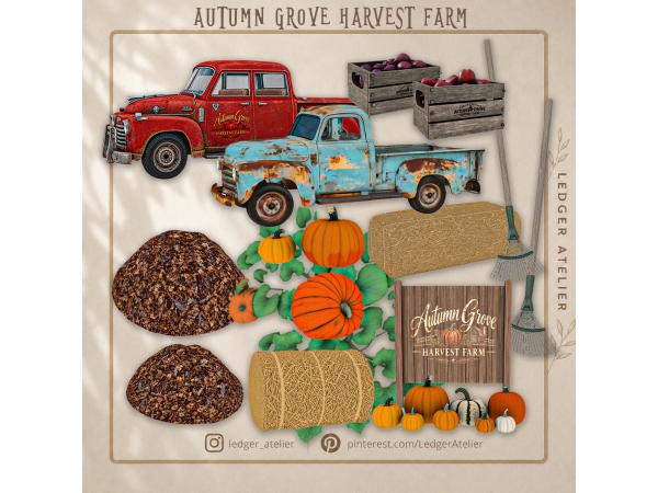 Mix Autumn Grove Harvest Farm - The Sims 4 Custom Content