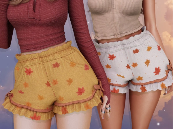 Alpha Amy Bloomer Shorts - The Sims 4 Custom Content