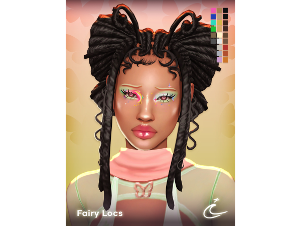 Sims 4 FAIRY LOCS BY IMVIKAI