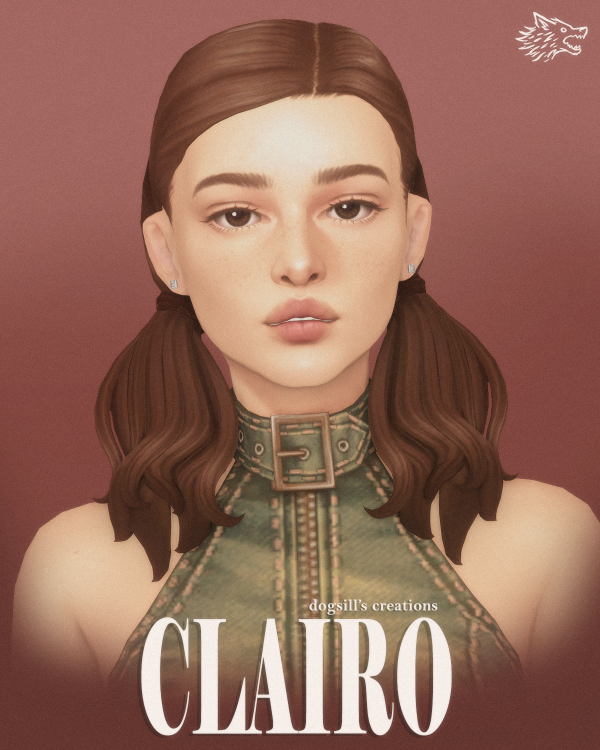 Maxis Match clairo hair set by simsfinds - The Sims 4 Custom Content