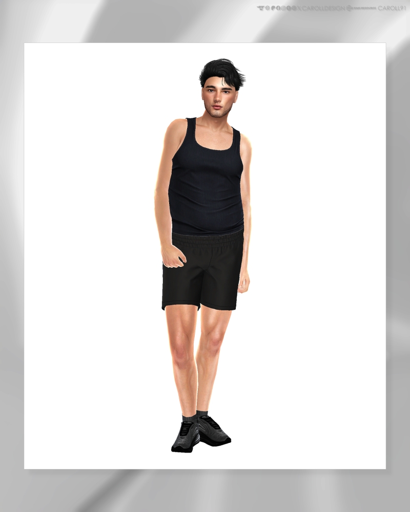 Alpha Theo Body Preset HQ by carolldesign - The Sims 4 Custom Content
