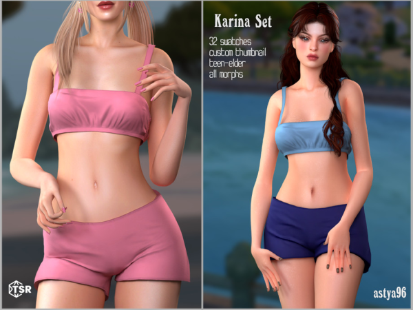 Sims 4 Karina Set by astya96cc