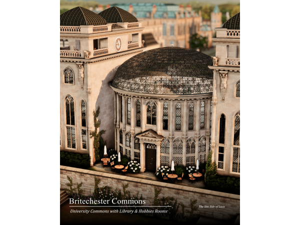 Sims 4 Britechester Commons | Britechester by TheSimSideofLuca