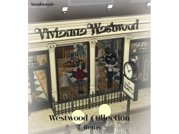 Mix Westwood Collection by imgloomie - The Sims 4 Custom Content