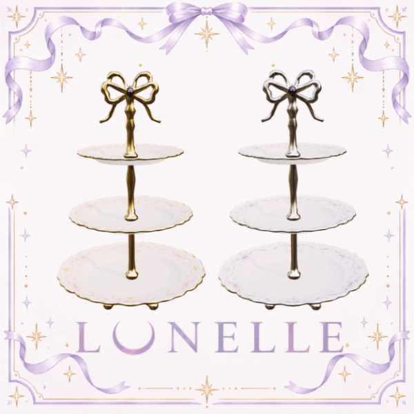 Alpha Starlit Reverie Three Tier Dessert Stand by simsfinds - The Sims 4 Custom Content