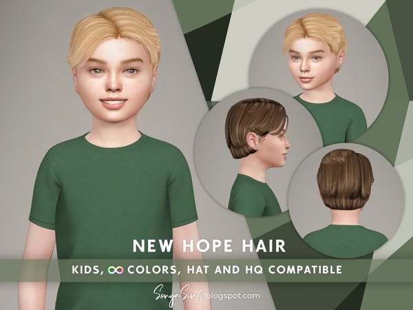 Sims 4 New Hope Kids Hair