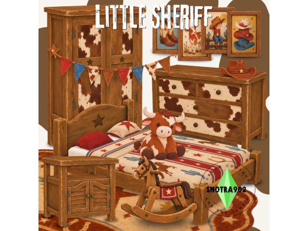 Sims 4 Little Sheriff By Snotra902