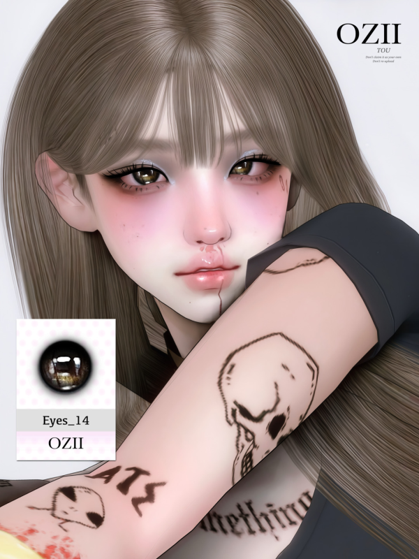 Alpha ozii_eyes_14 by simsfinds - The Sims 4 Custom Content