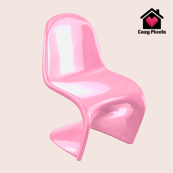 Alpha Glossy Dining Chair by simsfinds - The Sims 4 Custom Content