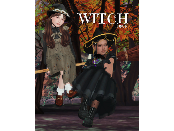 Sims 4 Witch Hour Set by apricitysims