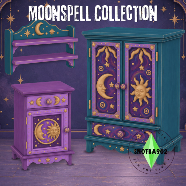 Maxis Match Moonspell Collection by simsfinds - The Sims 4 Custom Content