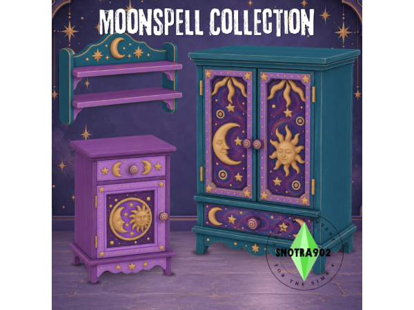 Maxis Match Moonspell Collection by Snotra902 - The Sims 4 Custom Content