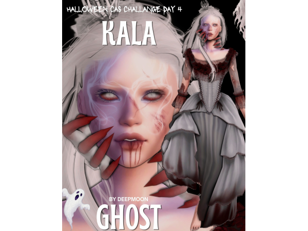 Alpha Ghost 𝘣𝘺 𝘥𝘦𝘦𝘱𝘮𝘰𝘰𝘯 - The Sims 4 Custom Content