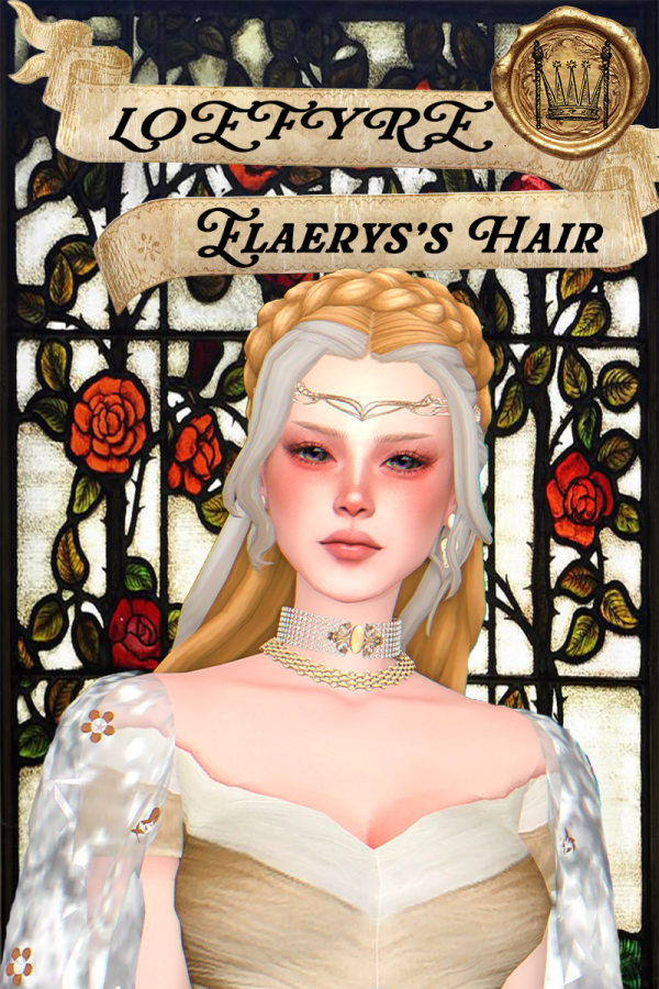 Maxis Match Elaerys's hair by simsfinds - The Sims 4 Custom Content
