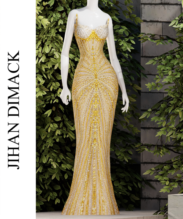 Alpha ChromaticCouture JIHAN DIMACK by simsfinds - The Sims 4 Custom Content