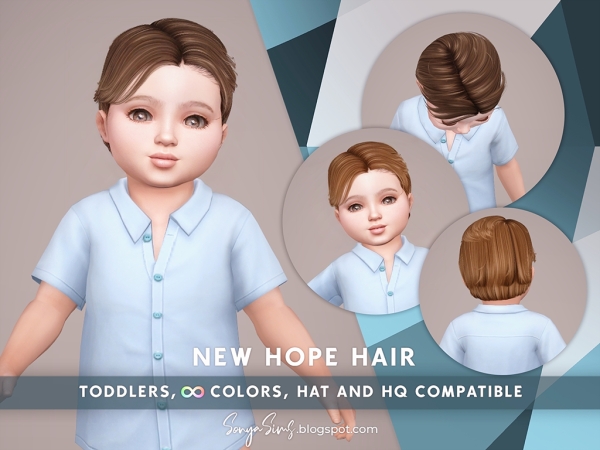 Sims 4 New Hope Toddlers Hair