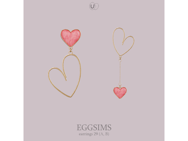 Sims 4 [EGGSIMS] earrings 29