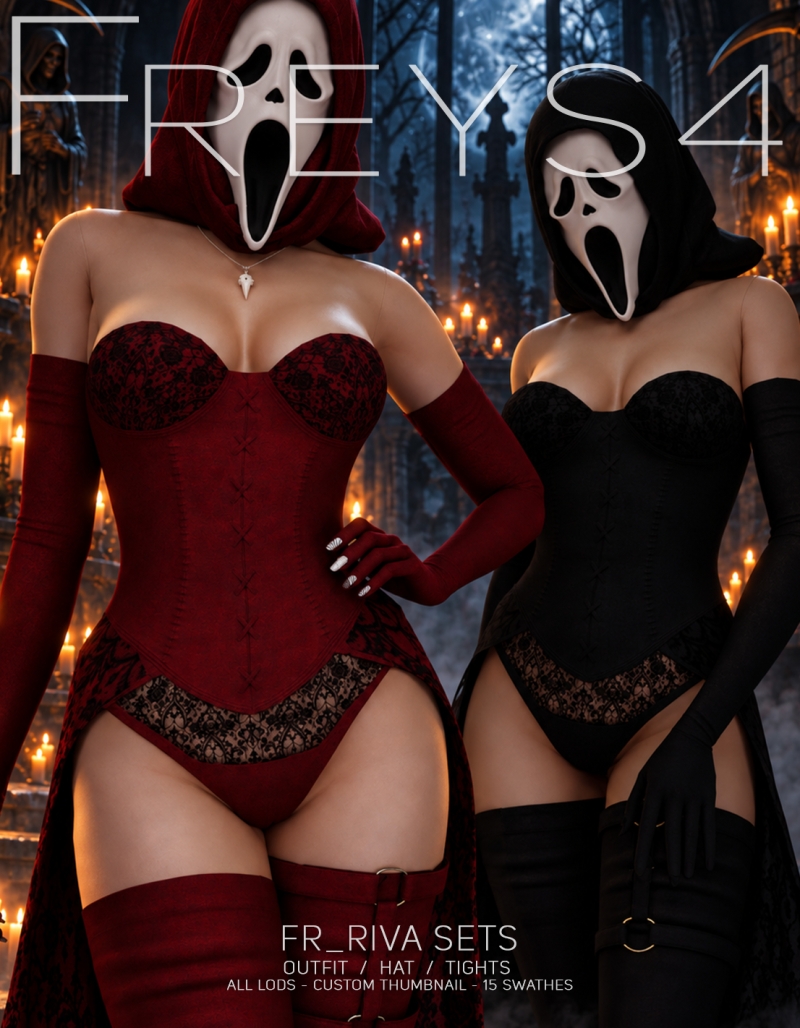 Alpha FR_Riva Sets by freys4 - The Sims 4 Custom Content