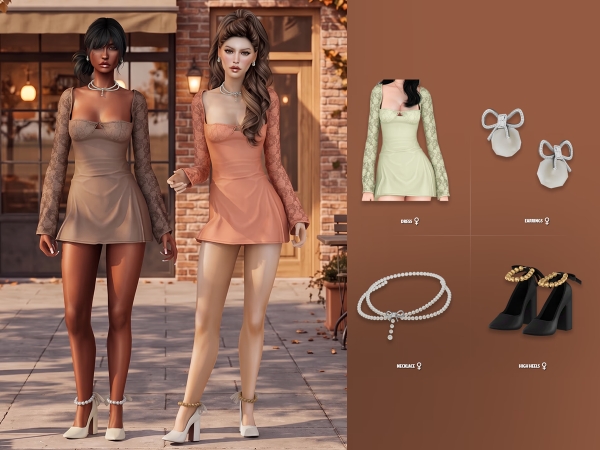 Sims 4 Amy Lookbook