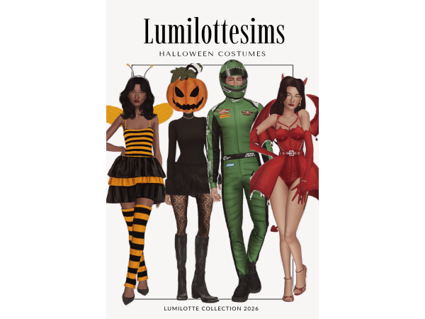 Sims 4 lookbook by lumilotte
