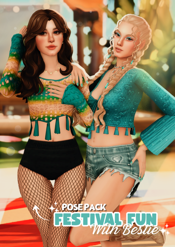 Mix Festival Fun with Bestie Jenijenfred by simsfinds - The Sims 4 Custom Content