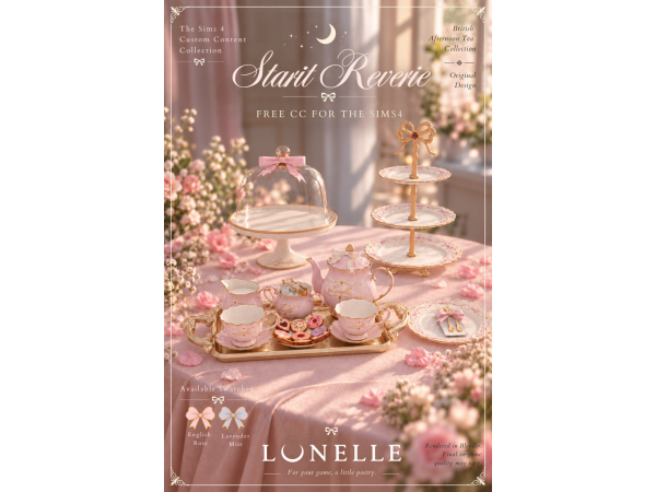 Alpha Starlit Reverie Collection by lunellecc - The Sims 4 Custom Content