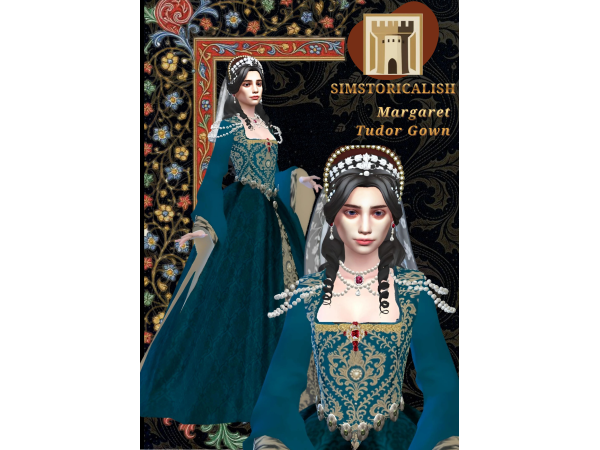 Sims 4 [Simstoricalish] Margaret Tudor Gown