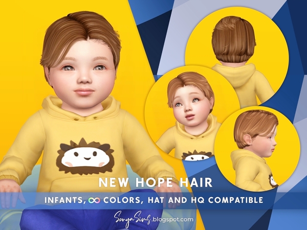 Alpha New Hope Infants Hair - The Sims 4 Custom Content