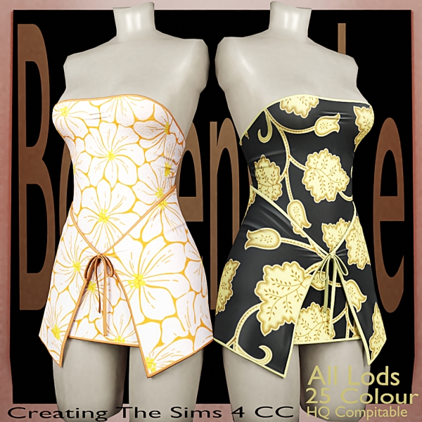 Alpha Boe_Melissa Zee Dress by boegenville - The Sims 4 Custom Content