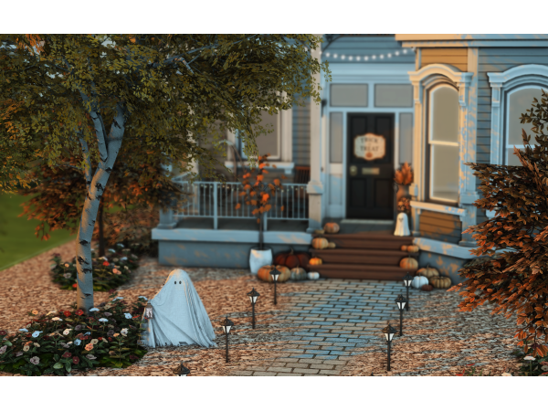 Sims 4 Pumpkin's House by LUMILOTTESIMS