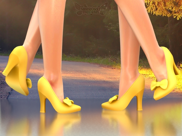 Mix Snow White High Heels by mirroreddreamscc - The Sims 4 Custom Content