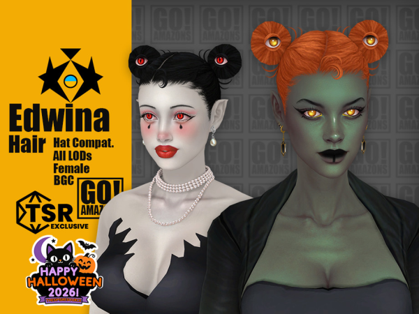 Sims 4 Edwina Hair